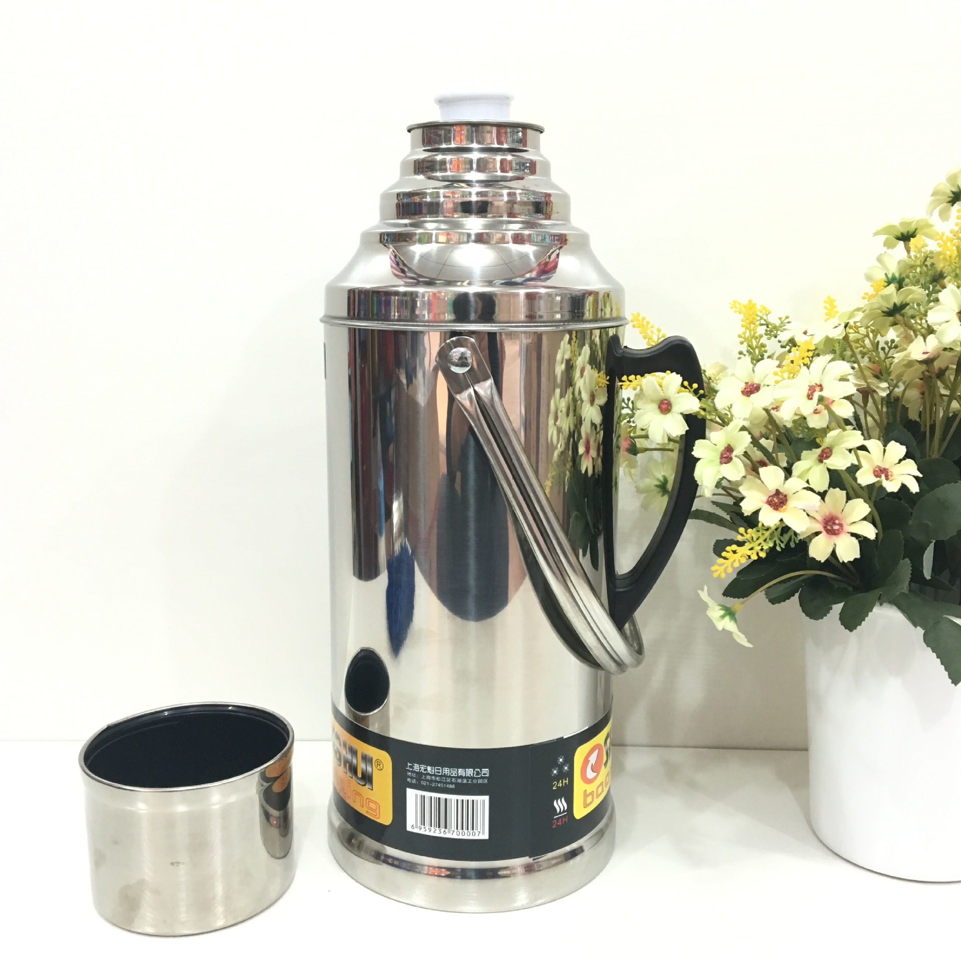 Stainless Steel Thermos Bottle Thermo Insulation Pot Thermal Bottle Electric Kettle Tea Bottle Electric Kettle Kettle Teapot Thermos Pot