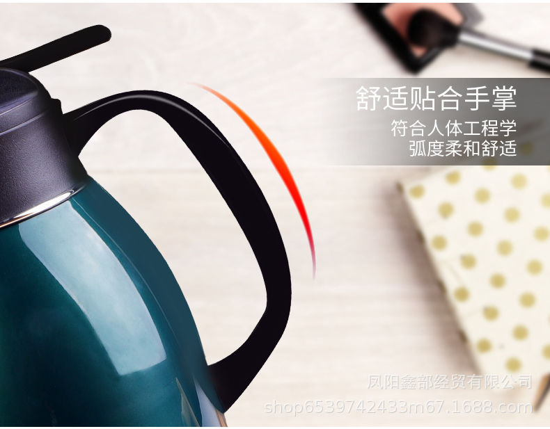European-Style Thermal Insulation Kettle Household Large Capacity Hot Water Bottle Student Dormitory Small Portable Thermo Vacuum Thermos Bottle