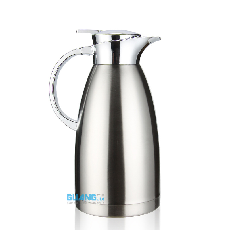 Stainless Steel Vacuum Insulated Pot Household Thermos Thermo European Coffee Pot Cold Water Bottle Cold Insulation Stainless Steel Vacuum Insulated Pot Household Thermos Thermo European Coffee Pot Cold Water Bottle Cold Insulation