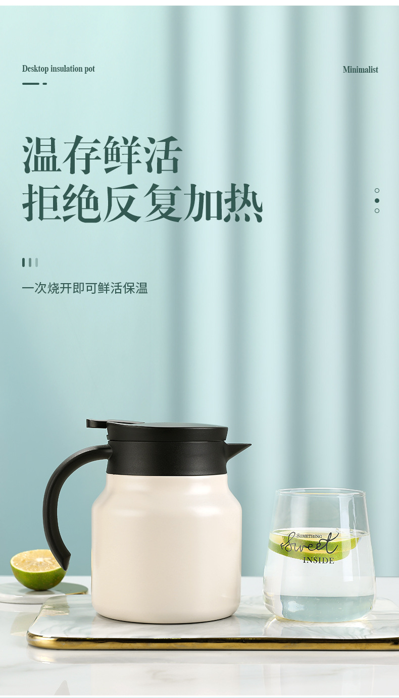 316 Stainless Steel Thermo Jug 800Ml Mini Single Desktop Small Capacity Portable Vacuum Vacuum Bottle 316 Stainless Steel Thermo Jug 800Ml Mini Single Desktop Small Capacity Portable Vacuum Vacuum Bottle