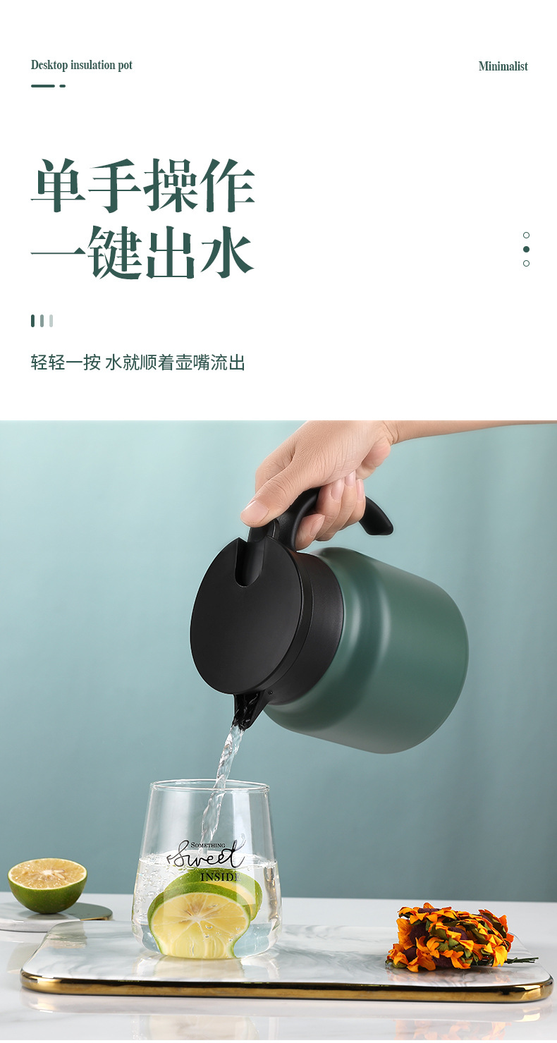316 Stainless Steel Thermo Jug 800Ml Mini Single Desktop Small Capacity Portable Vacuum Vacuum Bottle 316 Stainless Steel Thermo Jug 800Ml Mini Single Desktop Small Capacity Portable Vacuum Vacuum Bottle