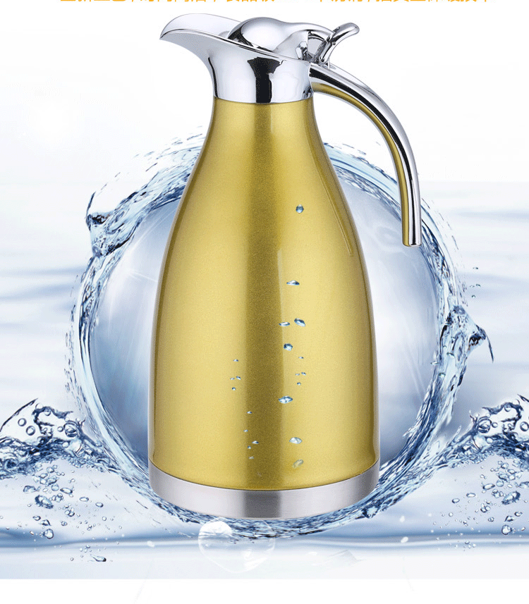 Sells 304 Stainless Steel Thermo Jug DoubleLayer Vacuum Kettle EuropeanStyle Household Coffee Pot Vacuum Bottle Gift