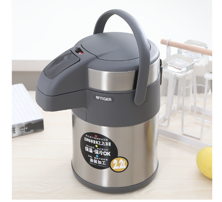 Air Pressure Insulation Hot Water Bottle 4L Large Capacity 3 Liters Vacuum Double Layer Stainless Steel Thermo Jug MAA