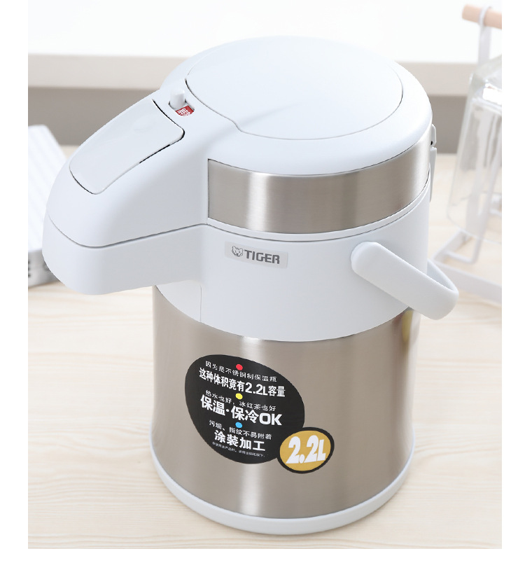 Air Pressure Insulation Hot Water Bottle 4L Large Capacity 3 Liters Vacuum Double Layer Stainless Steel Thermo Jug MAA
