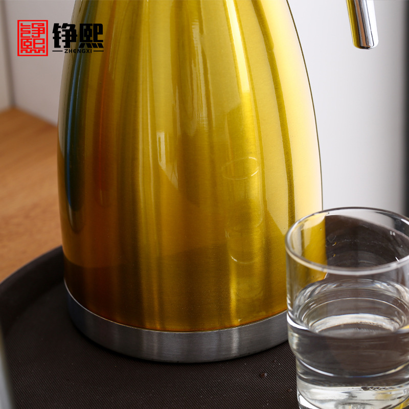 Stainless Steel Vacuum Coffee Pot Thermal Carafe Household 304 Thermo European-Style Hot Water Bottle 2L