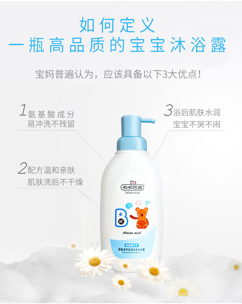 Wholesale La Hadi Children Shampoo Shower Gel Moisturizing and Nourishing 2-in-1 Shampoo Wholesale La Hadi Children Shampoo Shower Gel Moisturizing and Nourishing 2-in-1 Shampoo