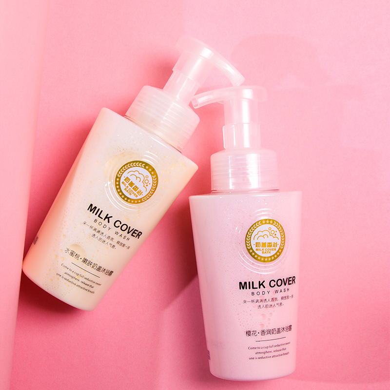 Wholesale New Milk-in-Water Caviar Perfume Bubble Shower Gel Moisturizing and Nourishing Bird&#039;s Nest Body Lotion