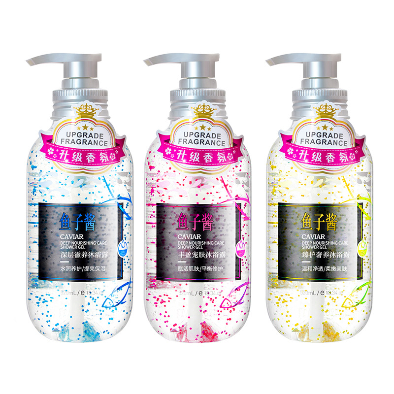 Wholesale New Milk-in-Water Caviar Perfume Bubble Shower Gel Moisturizing and Nourishing Bird&#039;s Nest Body Lotion