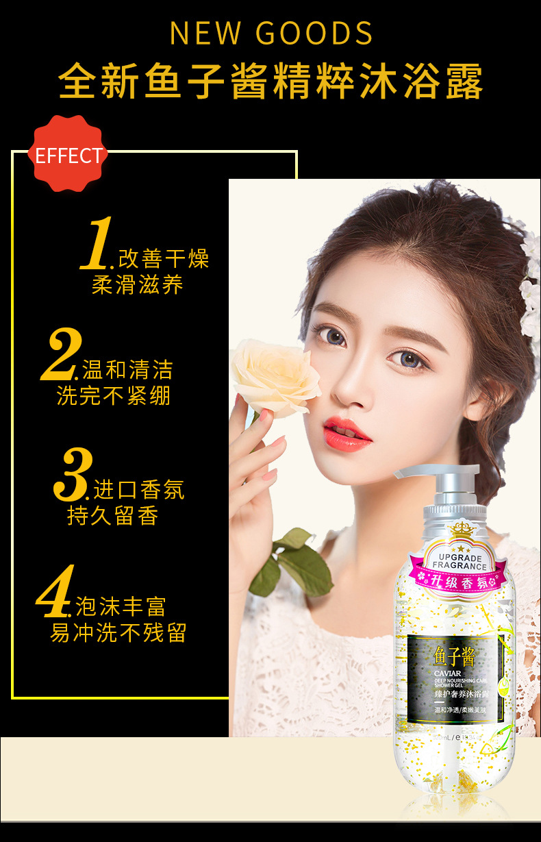 Wholesale New Milk-in-Water Caviar Perfume Bubble Shower Gel Moisturizing and Nourishing Bird's Nest Body Lotion Wholesale New Milk-in-Water Caviar Perfume Bubble Shower Gel Moisturizing and Nourishing Bird's Nest Body Lotion