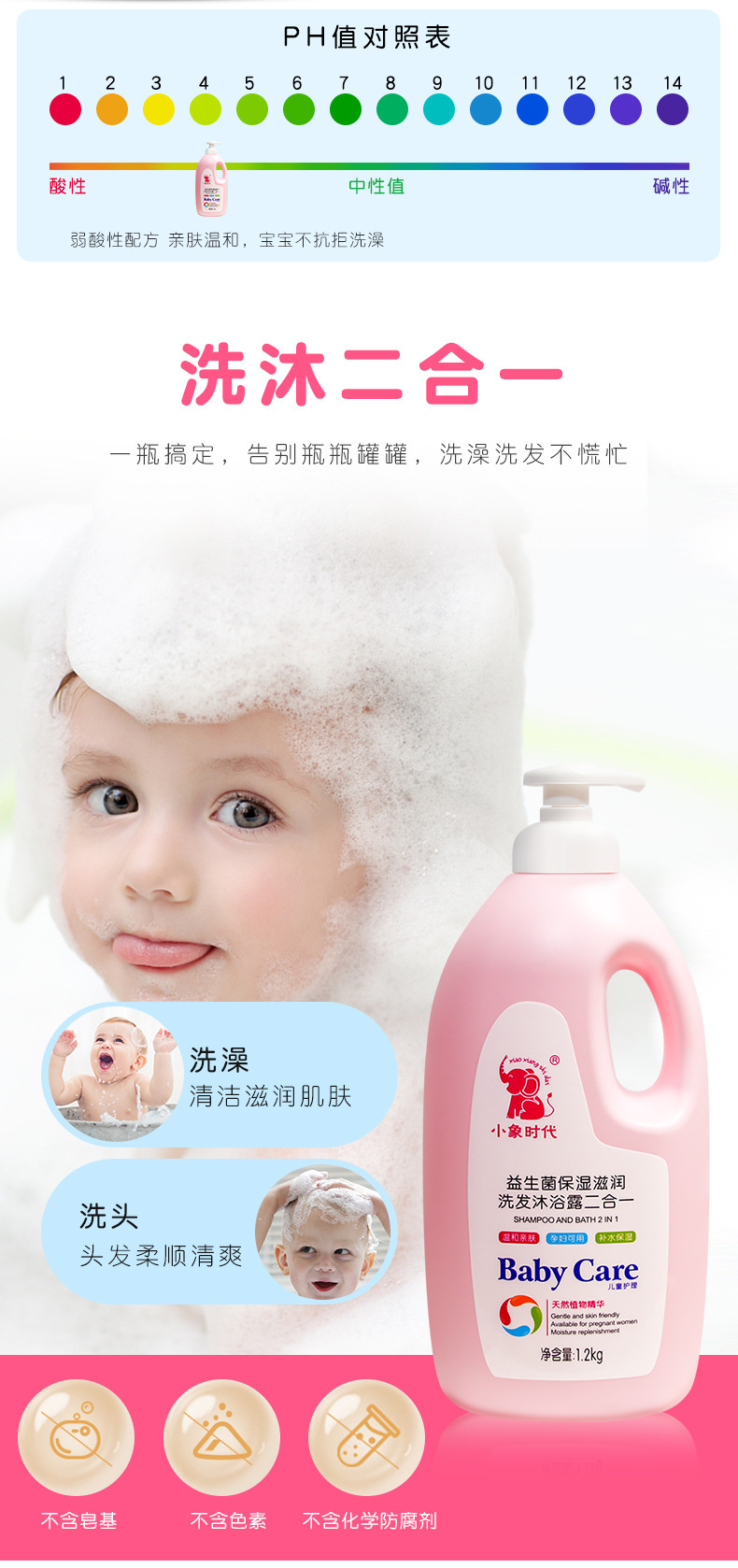Wholesale Large Bottle Children Shampoo Shower Gel Mild and Non-Irritating Baby 2-in-1 Shampoo Wholesale Large Bottle Children Shampoo Shower Gel Mild and Non-Irritating Baby 2-in-1 Shampoo