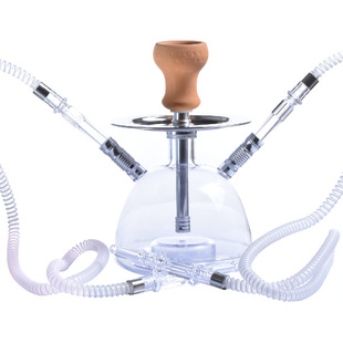 Arab Hookah Spot Double Tube Small Hookah Glass Smoking Set Accessories Cross-Border Hookah Shis Arab Hookah Spot Double Tube Small Hookah Glass Smoking Set Accessories Cross-Border Hookah Shis