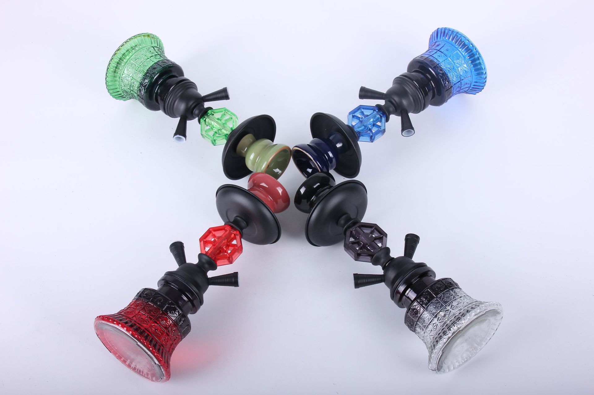 Arab Hookah Spot Double Tube Small Hookah Glass Smoking Set Accessories Cross-Border Hookah Shis Arab Hookah Spot Double Tube Small Hookah Glass Smoking Set Accessories Cross-Border Hookah Shis