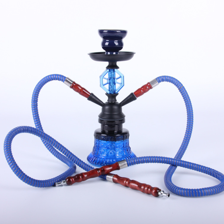 Arab Hookah Spot Double Tube Small Hookah Glass Smoking Set Accessories Cross-Border Hookah Shis Arab Hookah Spot Double Tube Small Hookah Glass Smoking Set Accessories Cross-Border Hookah Shis