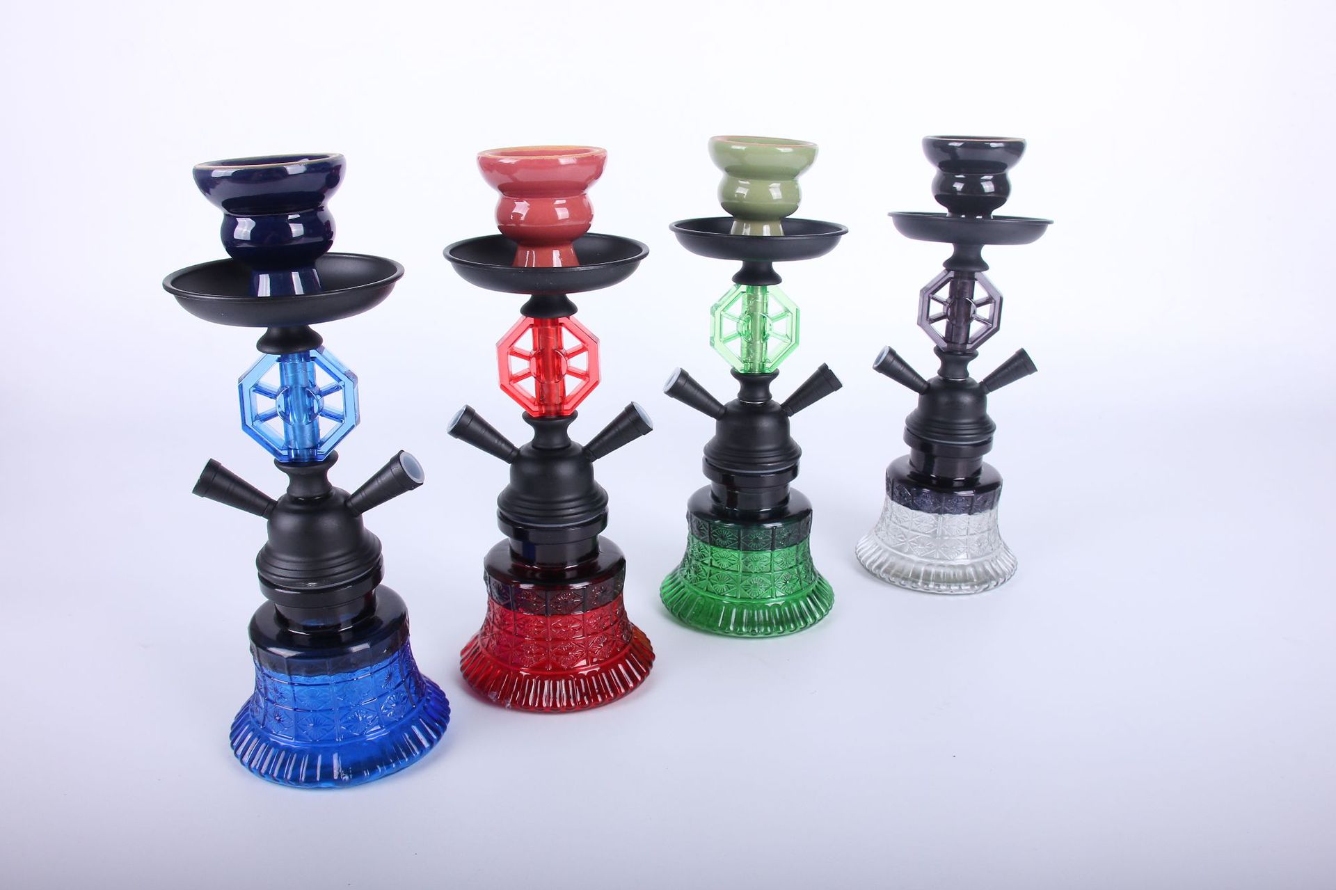 Arab Hookah Spot Double Tube Small Hookah Glass Smoking Set Accessories Cross-Border Hookah Shis Arab Hookah Spot Double Tube Small Hookah Glass Smoking Set Accessories Cross-Border Hookah Shis