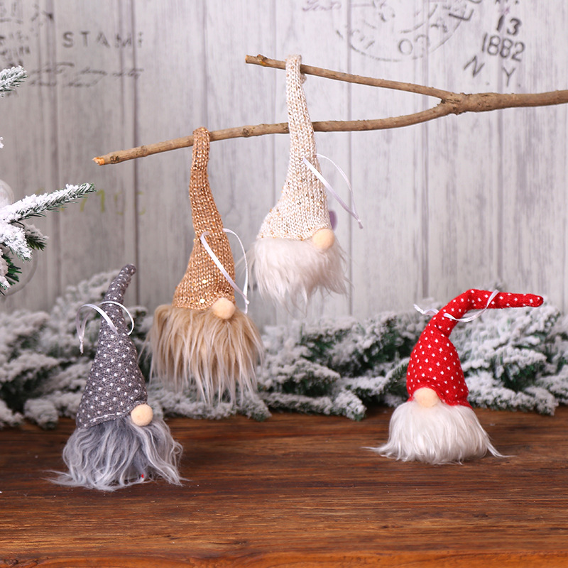 forest people Christmas tree ornaments holiday home furnishing small night lamp glow hang act the role ofing is tasted
