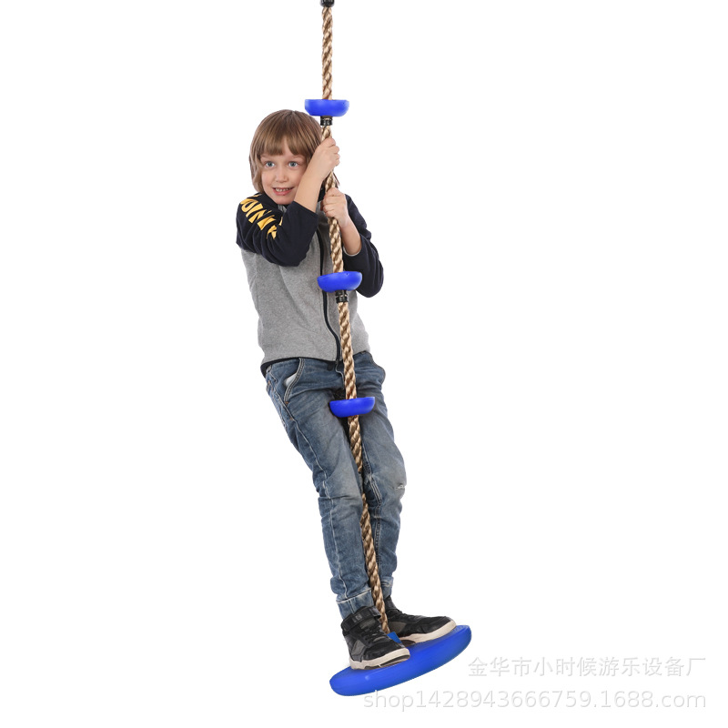 Red House Amazon Baby Swing Climbing Bottom Large Disc Hang Rope Swing Size Plate Rope Climbing Factory Pin