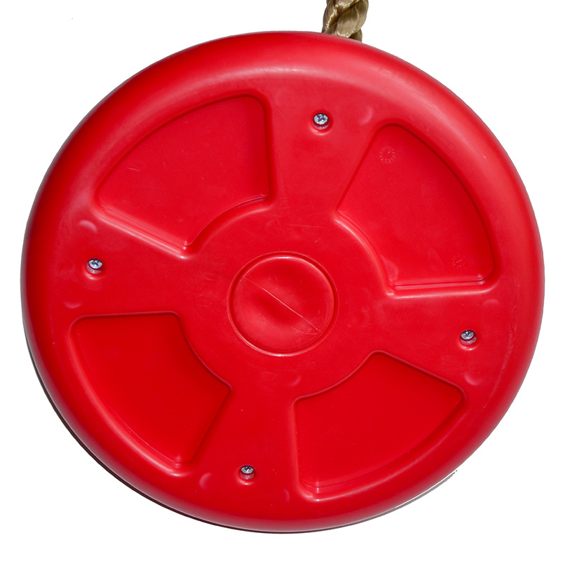 Red House Amazon Baby Swing Climbing Bottom Large Disc Hang Rope Swing Size Plate Rope Climbing Factory Pin