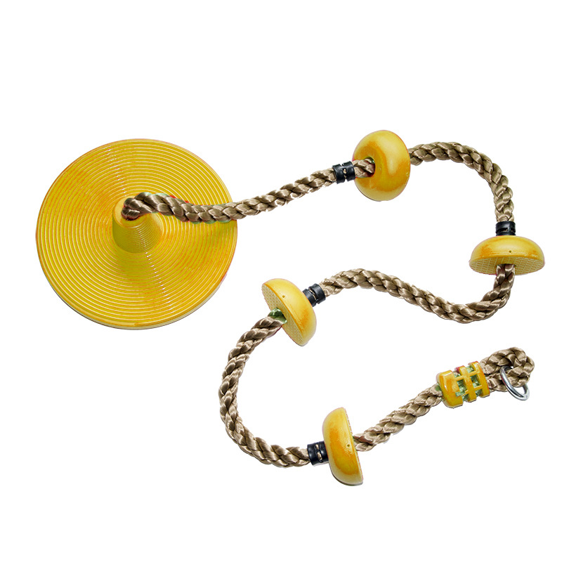 Red House Amazon Baby Swing Climbing Bottom Large Disc Hang Rope Swing Size Plate Rope Climbing Factory Pin