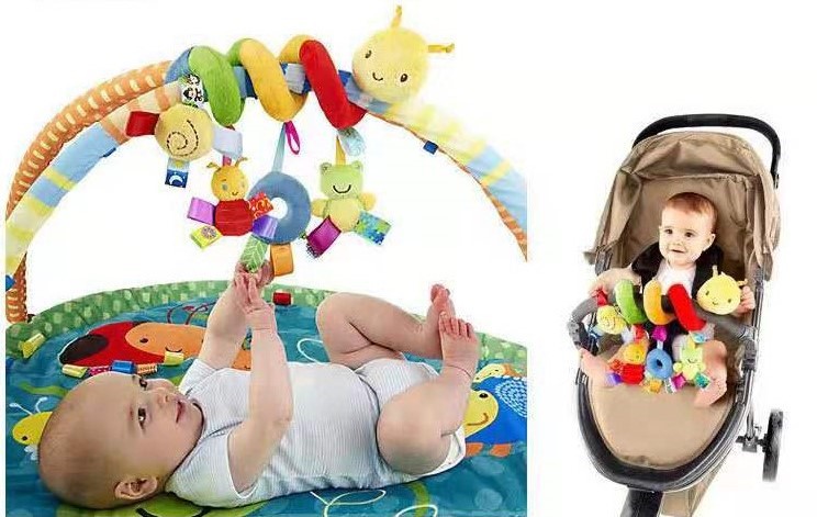 Cross border hot style baby bed color bed to hang around the caterpillar strokes baby doll toys wish sell like hot cakes Cross border hot style baby bed color bed to hang around the caterpillar strokes baby doll toys wish sell like hot cakes