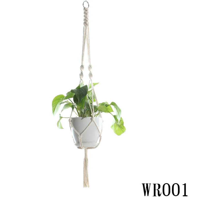 Decorative Natural Green Indoor Decoration Greening Plant Hang Rope Flower Pot Net Pocket Hanger Hanging Net Decorative Natural Green Indoor Decoration Greening Plant Hang Rope Flower Pot Net Pocket Hanger Hanging Net