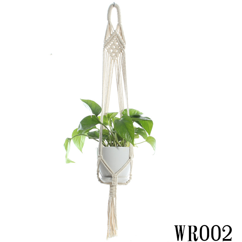 Decorative Natural Green Indoor Decoration Greening Plant Hang Rope Flower Pot Net Pocket Hanger Hanging Net Decorative Natural Green Indoor Decoration Greening Plant Hang Rope Flower Pot Net Pocket Hanger Hanging Net