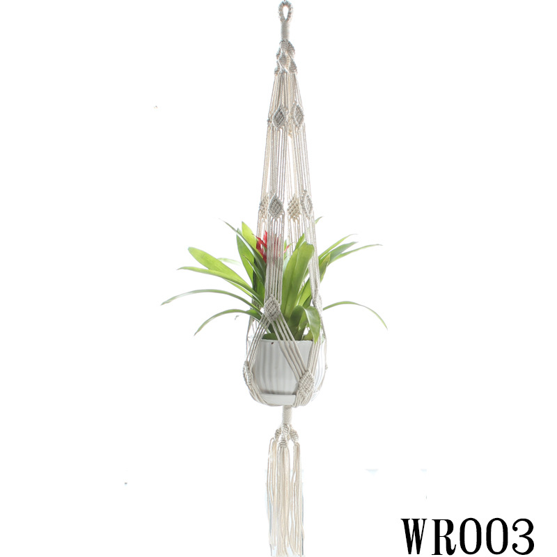 Decorative Natural Green Indoor Decoration Greening Plant Hang Rope Flower Pot Net Pocket Hanger Hanging Net Decorative Natural Green Indoor Decoration Greening Plant Hang Rope Flower Pot Net Pocket Hanger Hanging Net