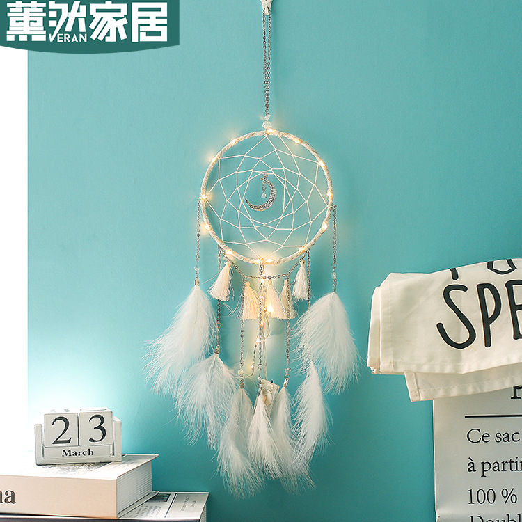 Simple Dream Catcher Wind Chimes Decoration Cute Hang Decorations Small Product Birthday Gift Graduation Gift Xr148