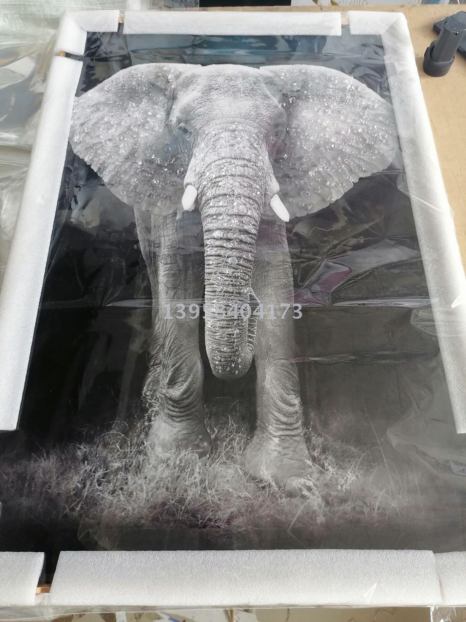 Export decoration crystal face paint crystal porcelain painting of aluminum alloy frame custom sizes to hang a picture Export decoration crystal face paint crystal porcelain painting of aluminum alloy frame custom sizes to hang a picture