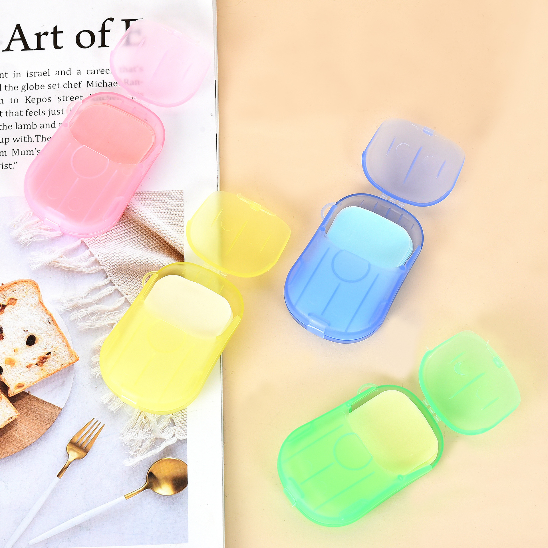 Disposable Portable Hand Washing Tablets Soap Flake Soap Slice Travel Product Paper Soap Cleaning 20 PCs Mouse Box Disposable Portable Hand Washing Tablets Soap Flake Soap Slice Travel Product Paper Soap Cleaning 20 PCs Mouse Box