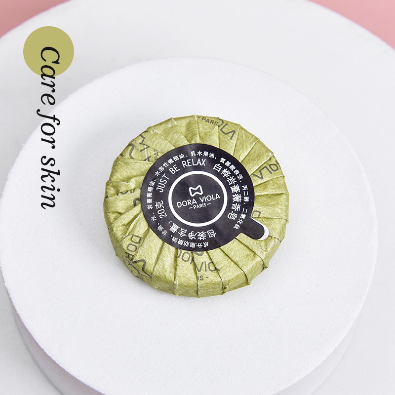 Hotel Disposable Soap Customized B &amp; B Hotel Toiletries Black and White Milk Essential Oil Disposable Soap Wholesale
