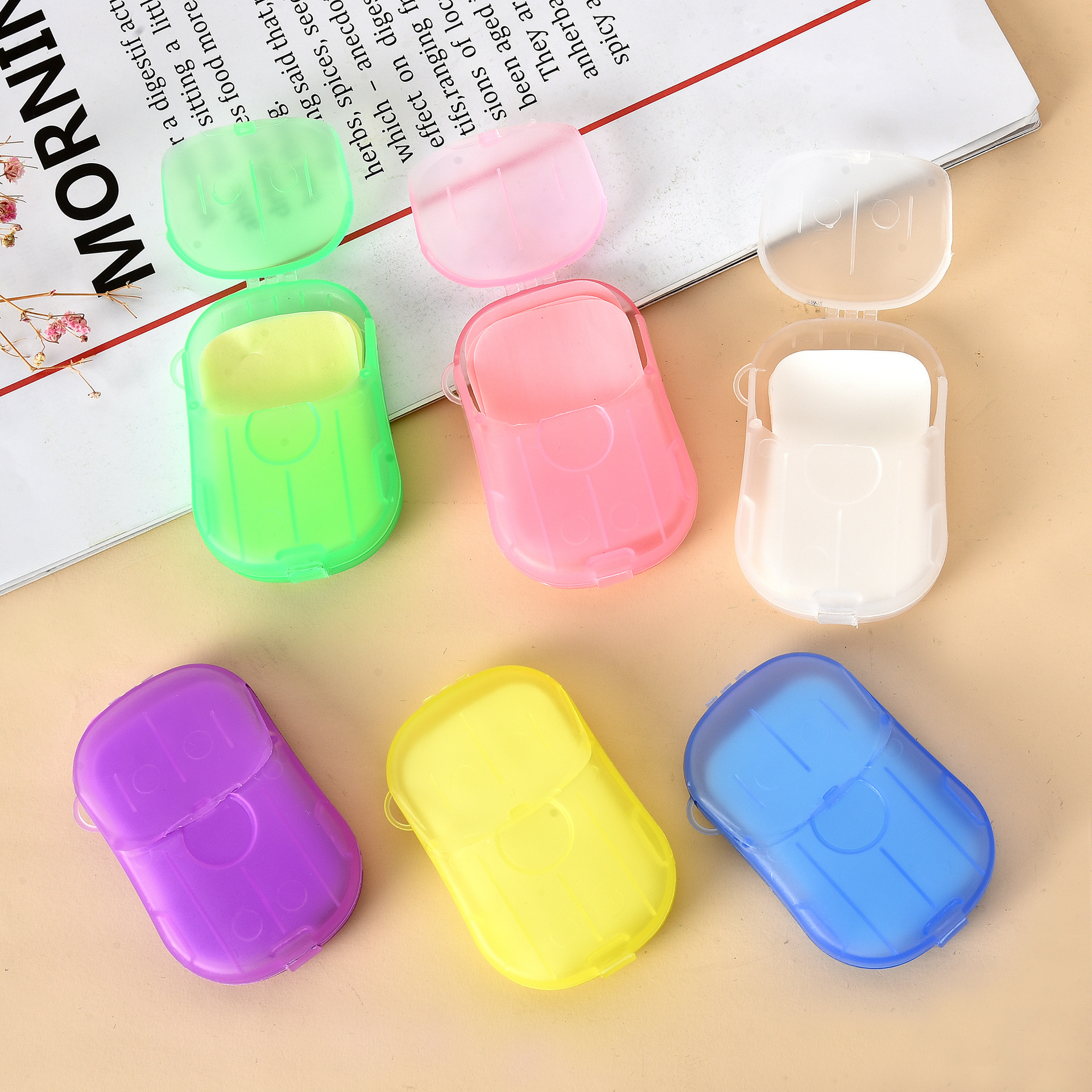 Disposable Portable Hand Washing Tablets Soap Flake Soap Slice Travel Product Paper Soap Cleaning 20 PCs Mouse Box Disposable Portable Hand Washing Tablets Soap Flake Soap Slice Travel Product Paper Soap Cleaning 20 PCs Mouse Box