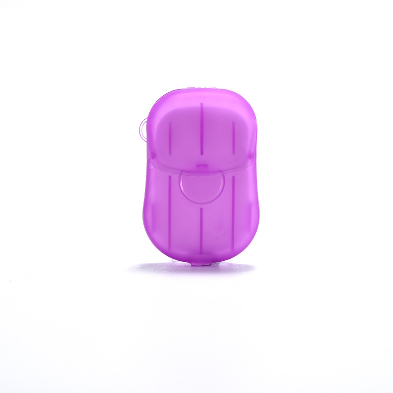 Travel Disposable Soap Slice Soap Sheet Boxed Portable Hand Washing Piece Small Soap Pad Mini Soap Paper Wholesale