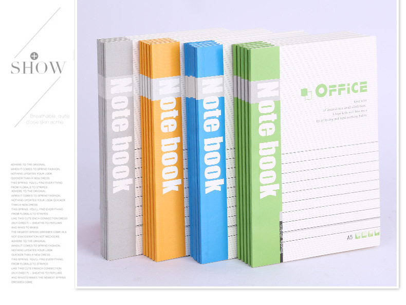 Factory Supply 32K Wireless Binding Work Manual A5 Light Beige Soft Copy Student Memo Notebook Factory Supply 32K Wireless Binding Work Manual A5 Light Beige Soft Copy Student Memo Notebook