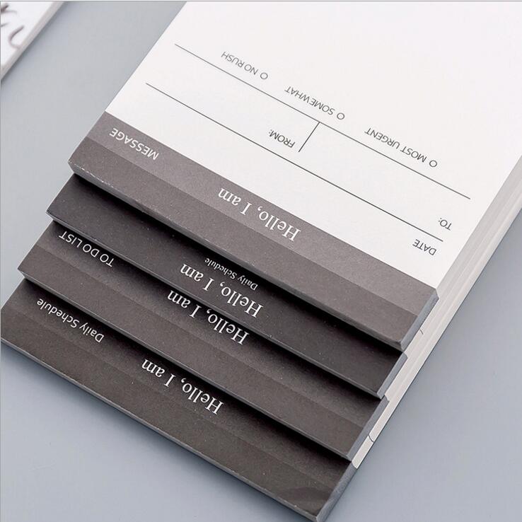 Japanese and Korean Business Daily Planner Notepad Tearable Notepad Office Desktop Schedule Book Memo Wholesale