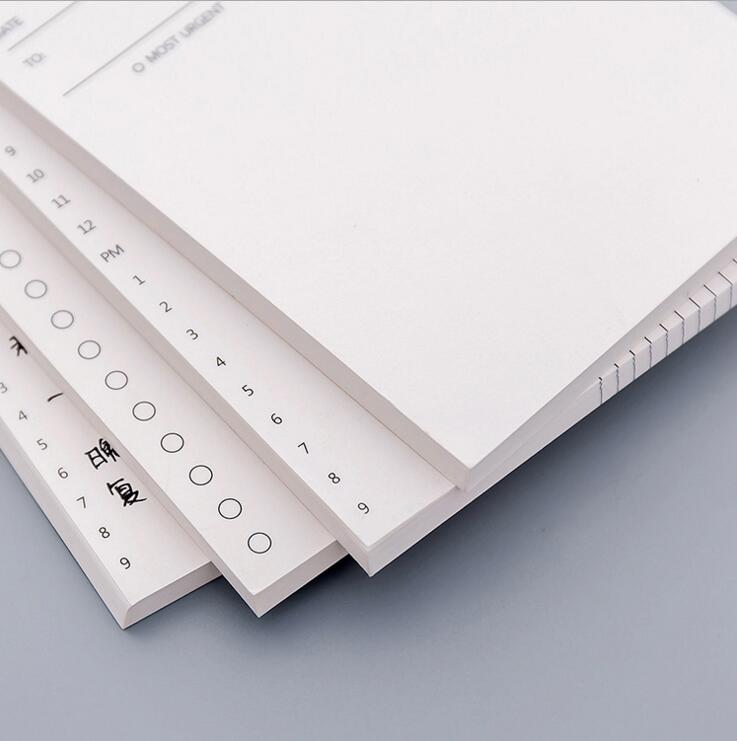 Japanese and Korean Business Daily Planner Notepad Tearable Notepad Office Desktop Schedule Book Memo Wholesale
