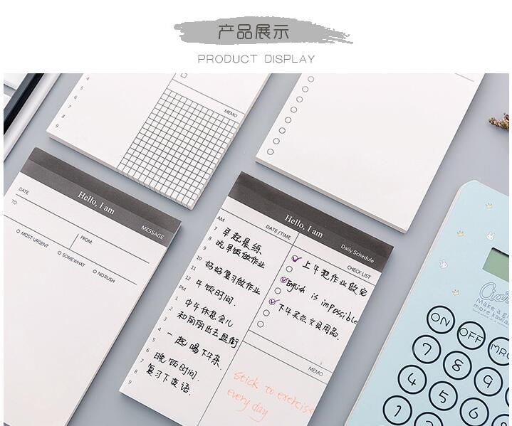 Japanese and Korean Business Daily Planner Notepad Tearable Notepad Office Desktop Schedule Book Memo Wholesale Japanese and Korean Business Daily Planner Notepad Tearable Notepad Office Desktop Schedule Book Memo Wholesale