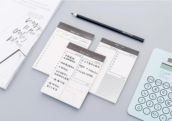 Japanese and Korean Business Daily Planner Notepad Tearable Notepad Office Desktop Schedule Book Memo Wholesale Japanese and Korean Business Daily Planner Notepad Tearable Notepad Office Desktop Schedule Book Memo Wholesale