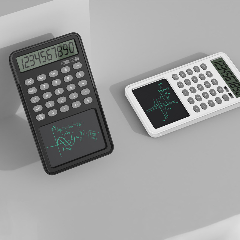 Business Neutral LCD Light Energy Message-Leaving Memo Small Blackboard Smart LCD Note Handwriting Board Calculator Gift