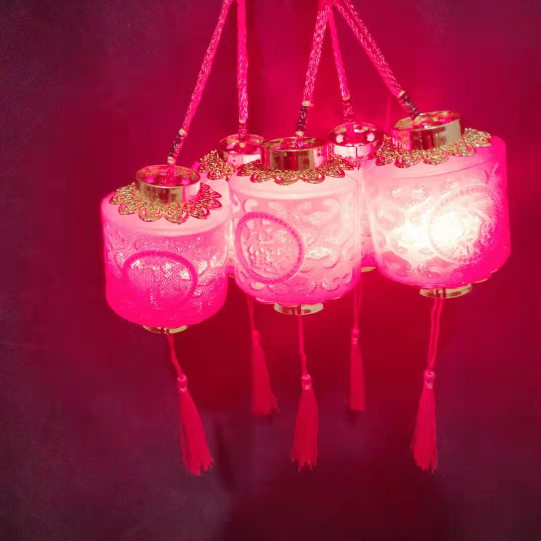 Retro Court Small Bell Pepper Children&#039;s Portable Palace Lantern Light-Emitting Toys Chinese New Year Decoration Stall Hot Selling Source of Goods