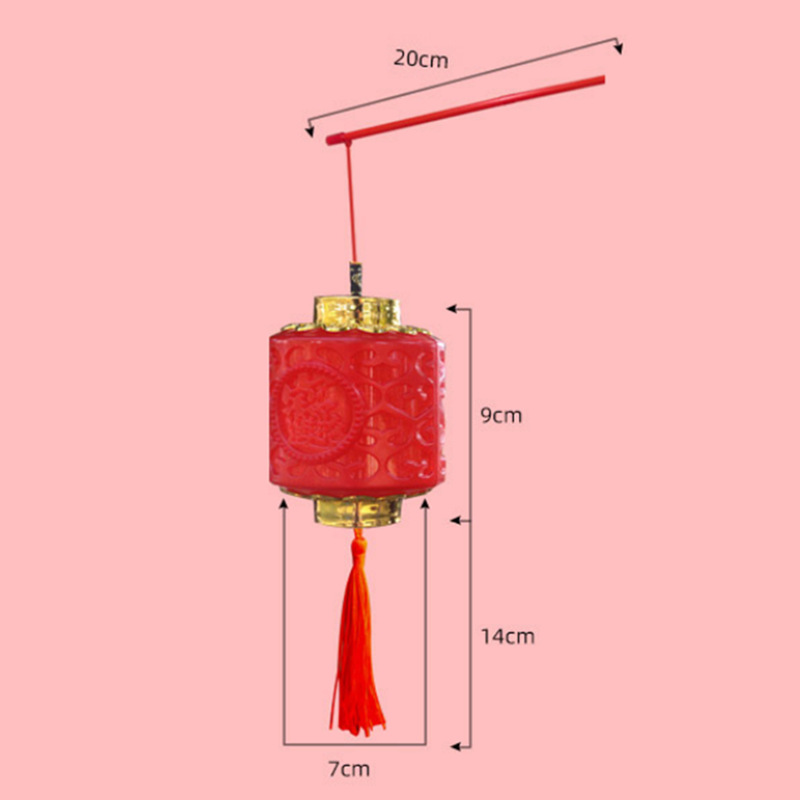 Retro Court Small Bell Pepper Children&#039;s Portable Palace Lantern Light-Emitting Toys Chinese New Year Decoration Stall Hot Selling Source of Goods