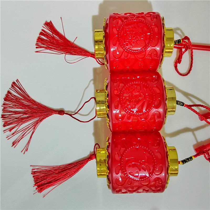 Retro Court Small Bell Pepper Children&#039;s Portable Palace Lantern Light-Emitting Toys Chinese New Year Decoration Stall Hot Selling Source of Goods