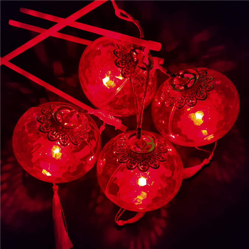 Retro Court Small Bell Pepper Children's Portable Palace Lantern Light-Emitting Toys Chinese New Year Decoration Stall Hot Selling Source of Goods Retro Court Small Bell Pepper Children's Portable Palace Lantern Light-Emitting Toys Chinese New Year Decoration Stall Hot Selling Source of Goods