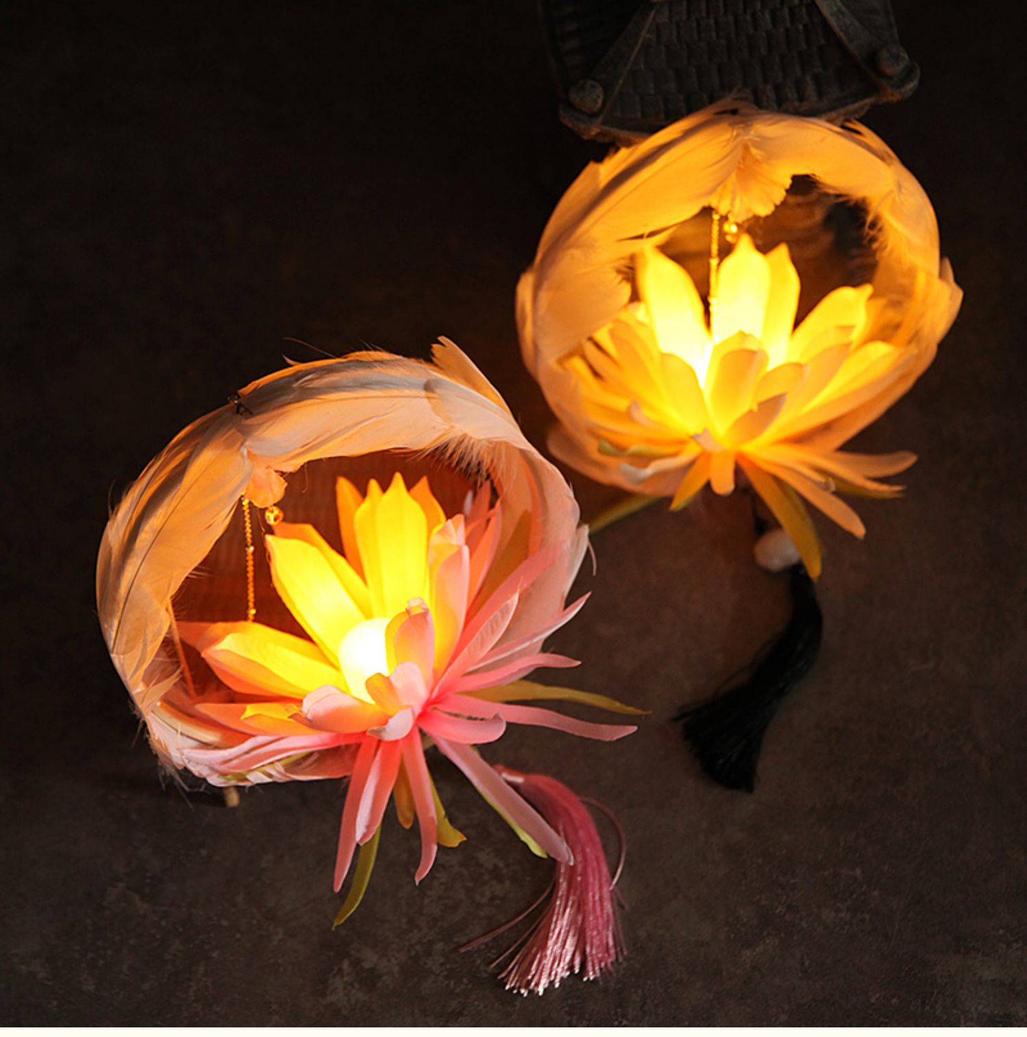 Flower round Bamboo Lamp GD Night Light Mid-Autumn Festival Chinese Clothing Dance Lotus Luminous Lantern Lotus Lantern Flower round Bamboo Lamp GD Night Light Mid-Autumn Festival Chinese Clothing Dance Lotus Luminous Lantern Lotus Lantern