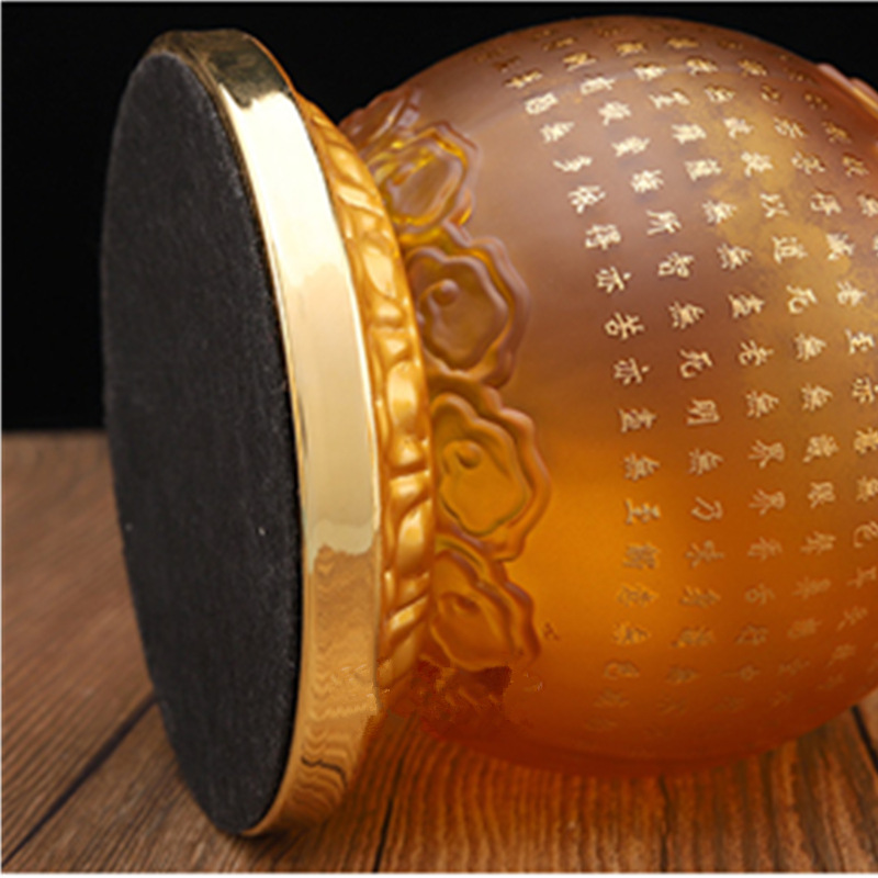 Buddha Worshiping Lamp Chinese Character Fo Lotus Lantern Household Lamp Buddha Lamp Butter Lamp Lotus Lantern