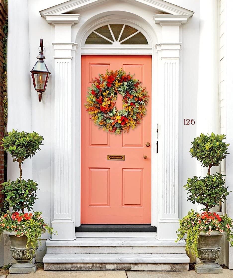 Autumn Harvest Doorplate Garland Thanksgiving Christmas Harvest Garland Decoration