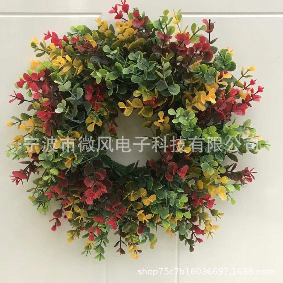 Autumn Harvest Doorplate Garland Thanksgiving Christmas Harvest Garland Decoration