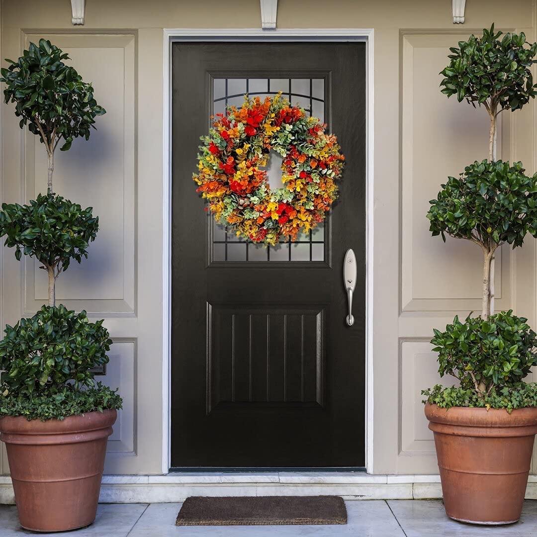 Autumn Harvest Doorplate Garland Thanksgiving Christmas Harvest Garland Decoration