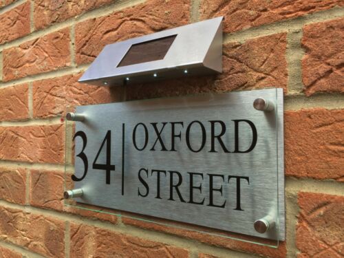 New Solar Powered Doorplate Light Address Indication Number Plate LED Light Control Digital House Number New Solar Powered Doorplate Light Address Indication Number Plate LED Light Control Digital House Number