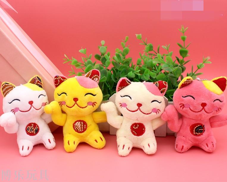 Four color fortune cat bee treasure chicken 10 cm wedding gift newborn baby gift Four color fortune cat bee treasure chicken 10 cm wedding gift newborn baby gift
