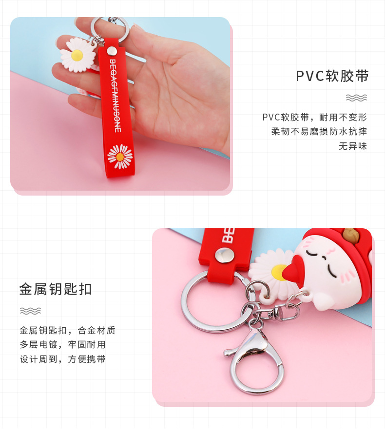 Lucky Fortune Cat Keychain Creative Three-Dimensional Cartoon Doll Cute Couple Automobile Hanging Ornament Crafts Wholesale Lucky Fortune Cat Keychain Creative Three-Dimensional Cartoon Doll Cute Couple Automobile Hanging Ornament Crafts Wholesale